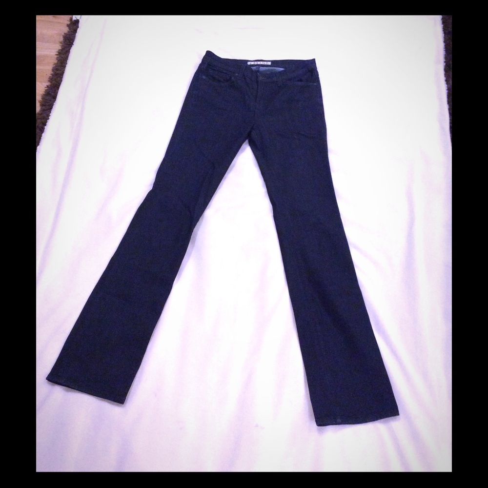 J Brand Eclipse Straight Leg Stretch Jeans